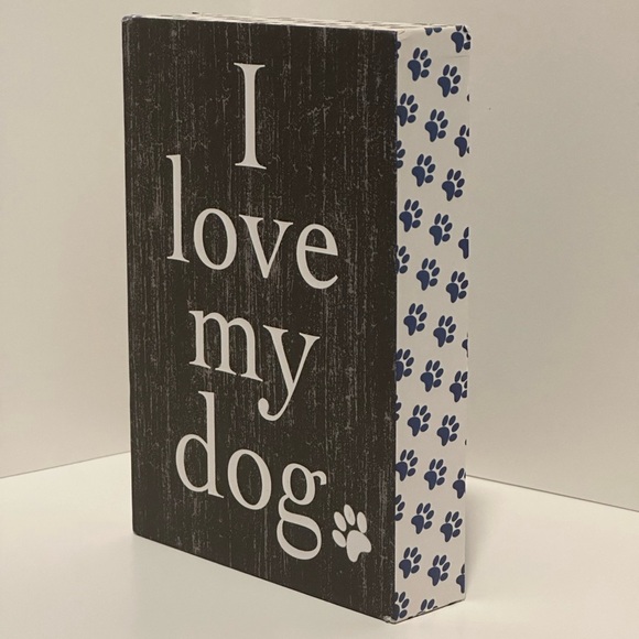 Black and White Dog Lover's Sign - Picture 2 of 6